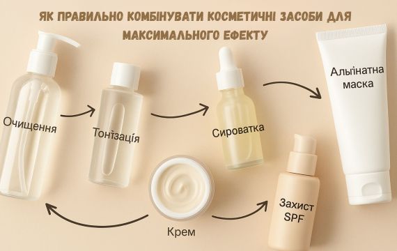 Як правильно комбінувати косметичні засоби для максимального ефекту