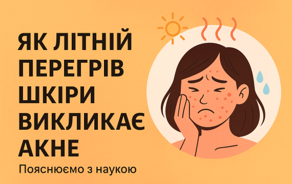 Як літній перегрів шкіри викликає акне?