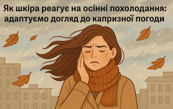 Як шкіра реагує на осінні похолодання: адаптуємо догляд до капризної погоди