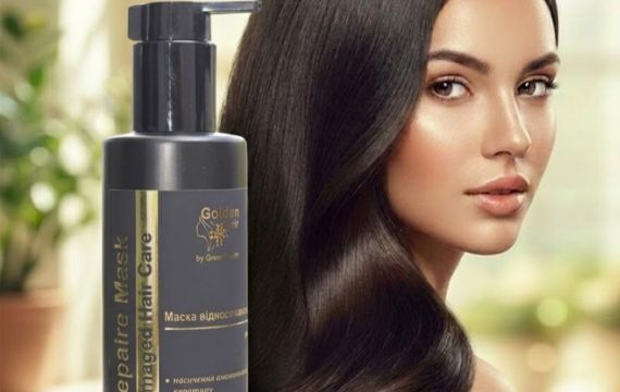 Розкіш у кожній краплі: Секрет сили та блиску з Repaire Mask новинкою від Golden Hair by GreenHealth