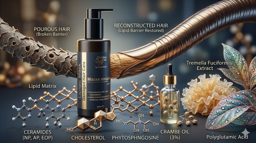 Lipidic Mask: Фундамент здоров’я вашого волосся