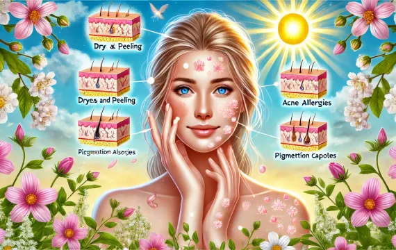 Весна та шкіра: які проблеми загострюються і як їх уникнути?
