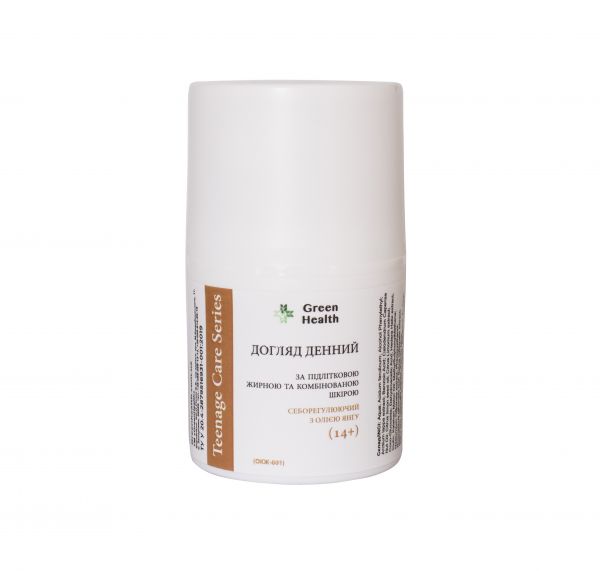 Догляд денний за підлітковою жирною та комбінованою шкірою з олією янгу (14+)