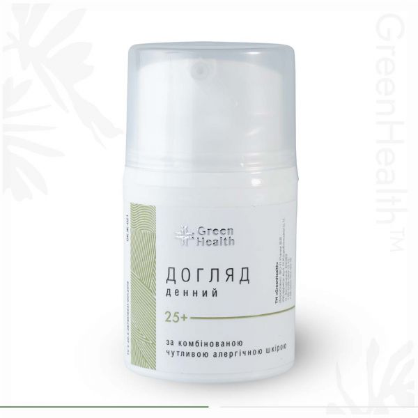 Догляд денний за комбінованою чутливою алергічною шкірою, (25+)