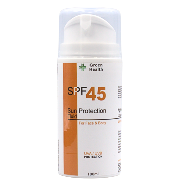 Крем-флюїд сонцезахисний для обличчя і тіла SPF45